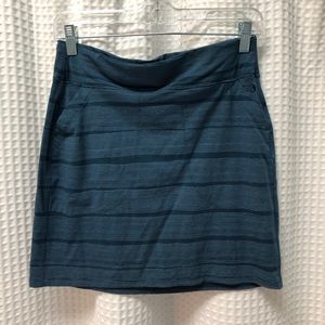 Icebreaker Cool-Lite Merino Skirt - Blue Stripe- S